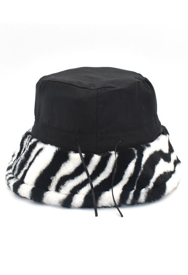 Bob chaud et flou imprimé-Hats-MAUV STUDIO-STREETWEAR-Y2K-CLOTHING