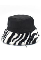 Bob chaud et flou imprimé-Hats-MAUV STUDIO-STREETWEAR-Y2K-CLOTHING