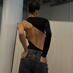 Body asymétrique "Carol"-Body-MAUV STUDIO-STREETWEAR-Y2K-CLOTHING