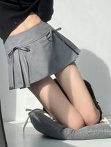 , Y2K skirt styled with a crop top