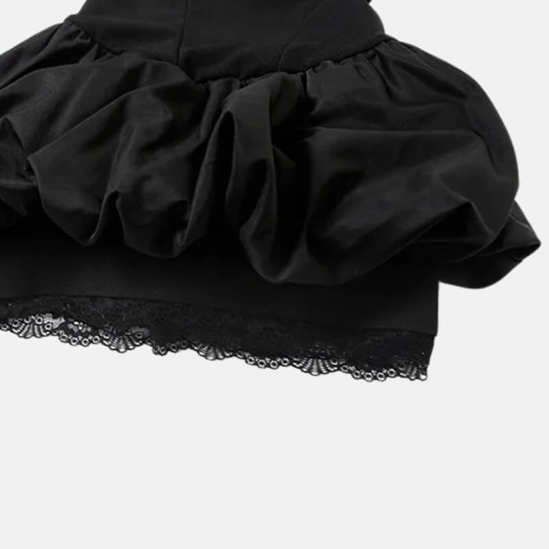 Bow Strapless Bubble Dress view 7 | MAUVSTUDIO®