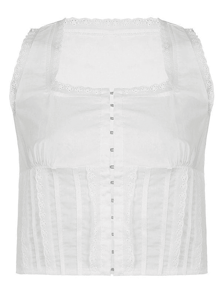 Broderie Lace Trim Crop Tank Top-Tops&Tees-MAUV STUDIO-STREETWEAR-Y2K-CLOTHING