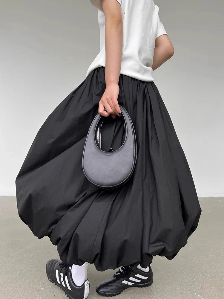 bubble skirt midi dress Adriana Bubble Skirt Midi Dress
