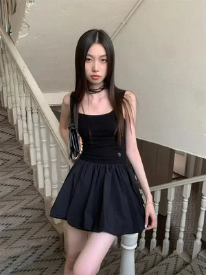 Bubble Mini Dress view 2 | MAUVSTUDIO®