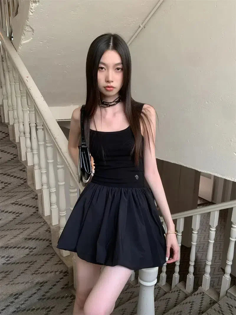 Bubble Mini Dress view 2 | MAUVSTUDIO®