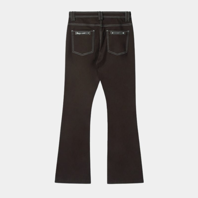 'Buckle' Jeans-Jeans-MAUV STUDIO-STREETWEAR-Y2K-CLOTHING