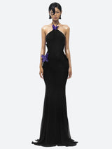 Butterfly Cut Out Maxi Dress view 10 | MAUVSTUDIO®
