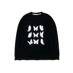 Butterfly Long Sleeve Tee-T-Shirts-MAUV STUDIO-STREETWEAR-Y2K-CLOTHING