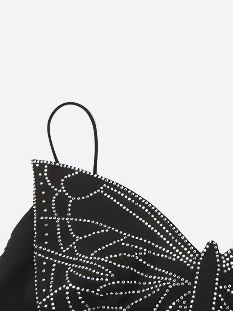 Butterfly Rhinestone Top – MAUVSTUDIO®