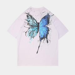 'Butterfly death' T shirt-T-Shirts-MAUV STUDIO-STREETWEAR-Y2K-CLOTHING
