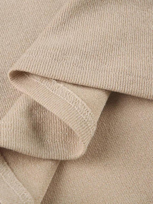Button Up Knitted Mini Dress view 7 | MAUVSTUDIO®