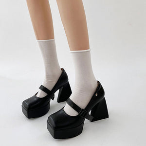 Campus Queen Platform Mary Janes-Shoes-MAUV STUDIO-STREETWEAR-Y2K-CLOTHING