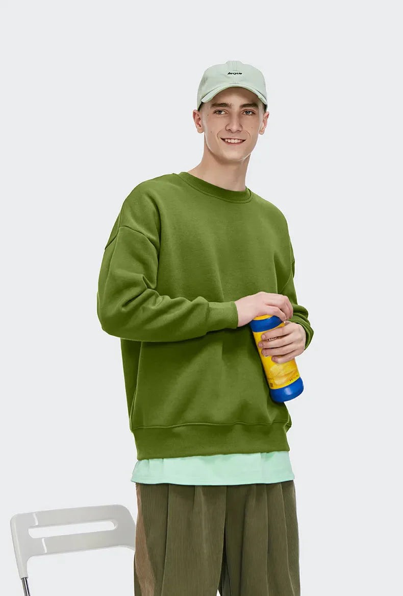 Candy Basic Sweatshirt-Green-S-Mauv Studio