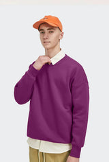 Candy Basic Sweatshirt-Purple-S-Mauv Studio