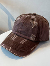Casquette de baseball vintage délavée-Hats-MAUV STUDIO-STREETWEAR-Y2K-CLOTHING