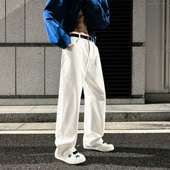 Casual Straight Pants-Pants-MAUV STUDIO-STREETWEAR-Y2K-CLOTHING