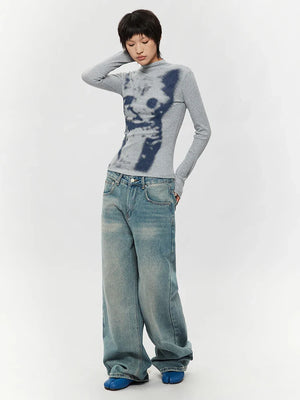Cat High Neck Top – MAUVSTUDIO®