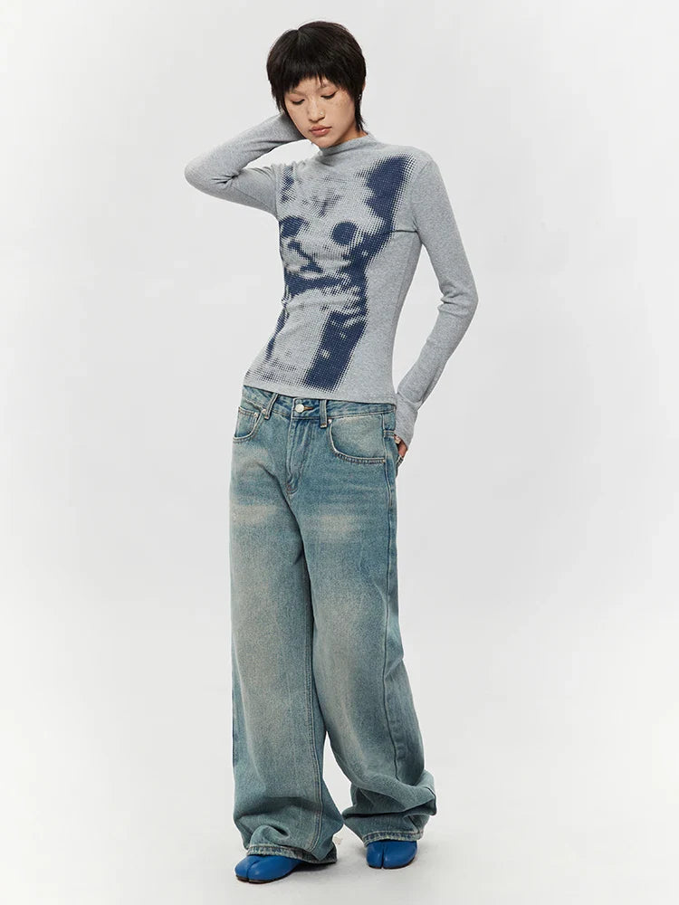 Cat High Neck Top – MAUVSTUDIO®