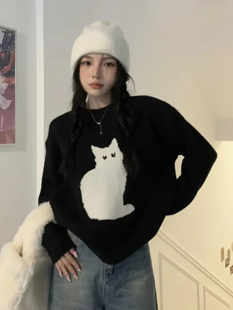 Cat Sweater-Mauv Studio