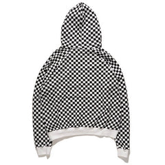 Checker Unisex Hoodie-Sweaters-MAUV STUDIO-STREETWEAR-Y2K-CLOTHING