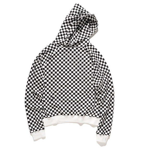 Checker Unisex Hoodie-Sweaters-MAUV STUDIO-STREETWEAR-Y2K-CLOTHING