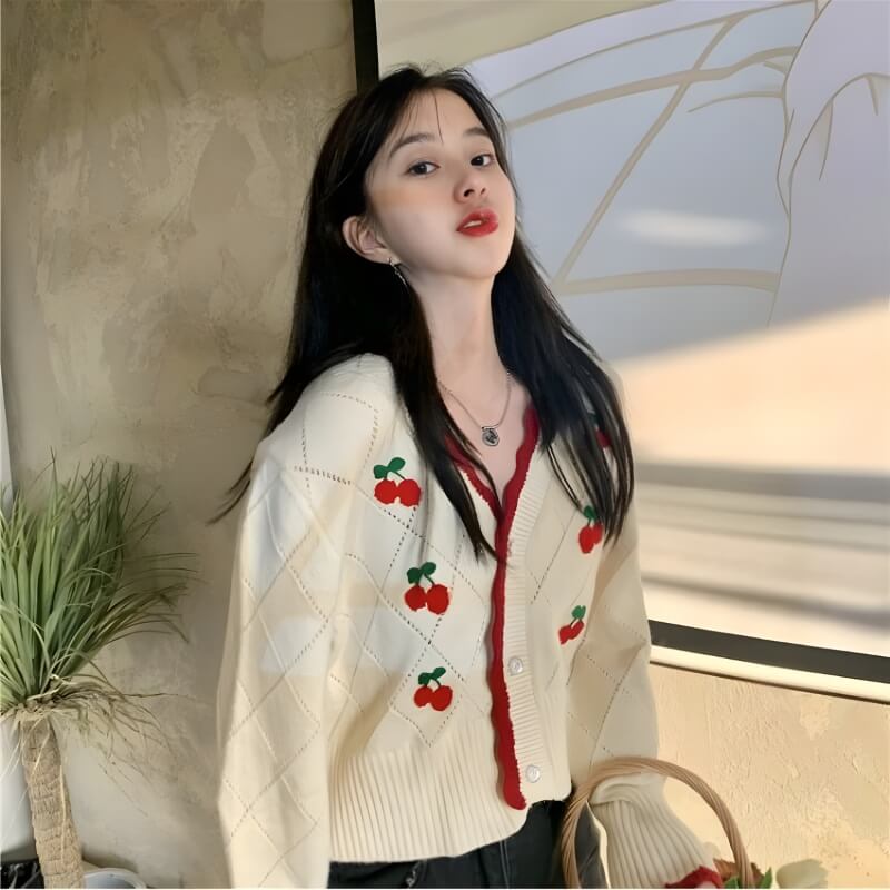 Cherry Cardigan
