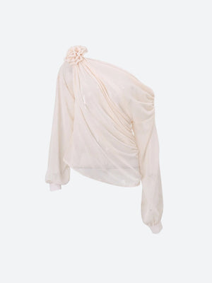 Chiffon One Shoulder Top – MAUVSTUDIO®
