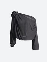 Chiffon One Shoulder Top – MAUVSTUDIO®