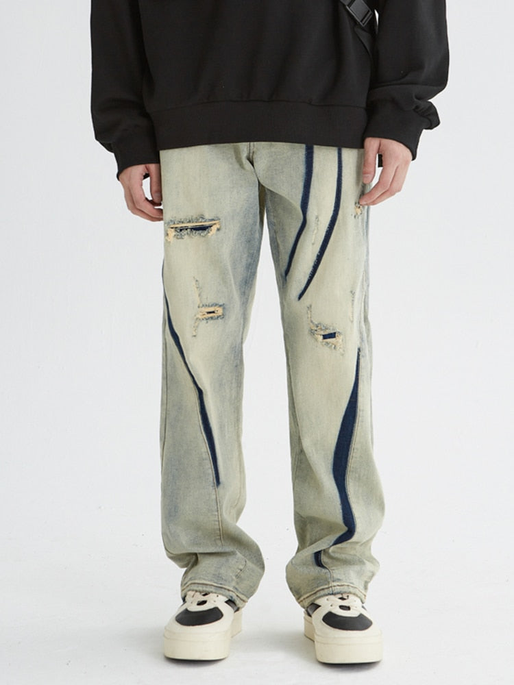 'Clawed' Jeans-Jeans-MAUV STUDIO-STREETWEAR-Y2K-CLOTHING