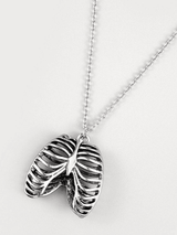 Collier Pendentif Squelette Vintage-Necklaces-MAUV STUDIO-STREETWEAR-Y2K-CLOTHING