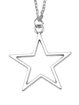 Collier à breloque étoile évidée-Necklaces-MAUV STUDIO-STREETWEAR-Y2K-CLOTHING