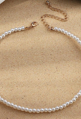 Collier élégant de fausses perles-Necklaces-MAUV STUDIO-STREETWEAR-Y2K-CLOTHING