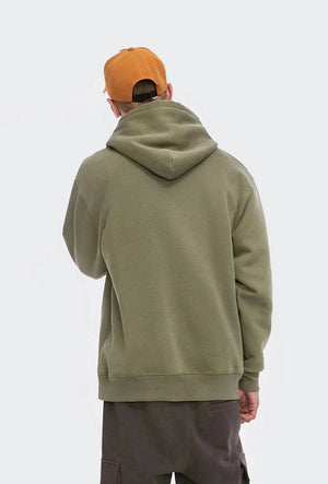 Colorful Basic Pullover Hoodie-Army Green-XS-Mauv Studio