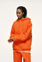 Colorful Basic Pullover Hoodie-Orange-XS-Mauv Studio