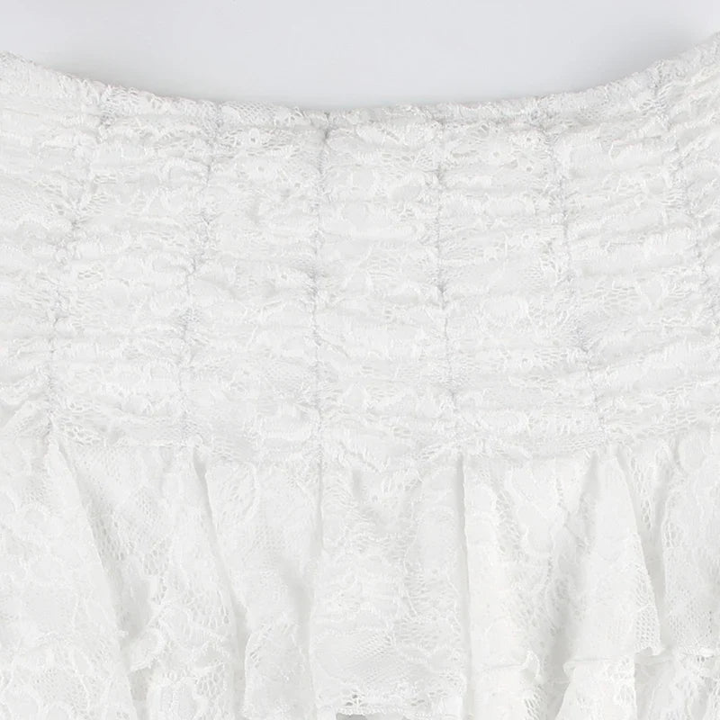 , Y2K skirt styled with a crop top