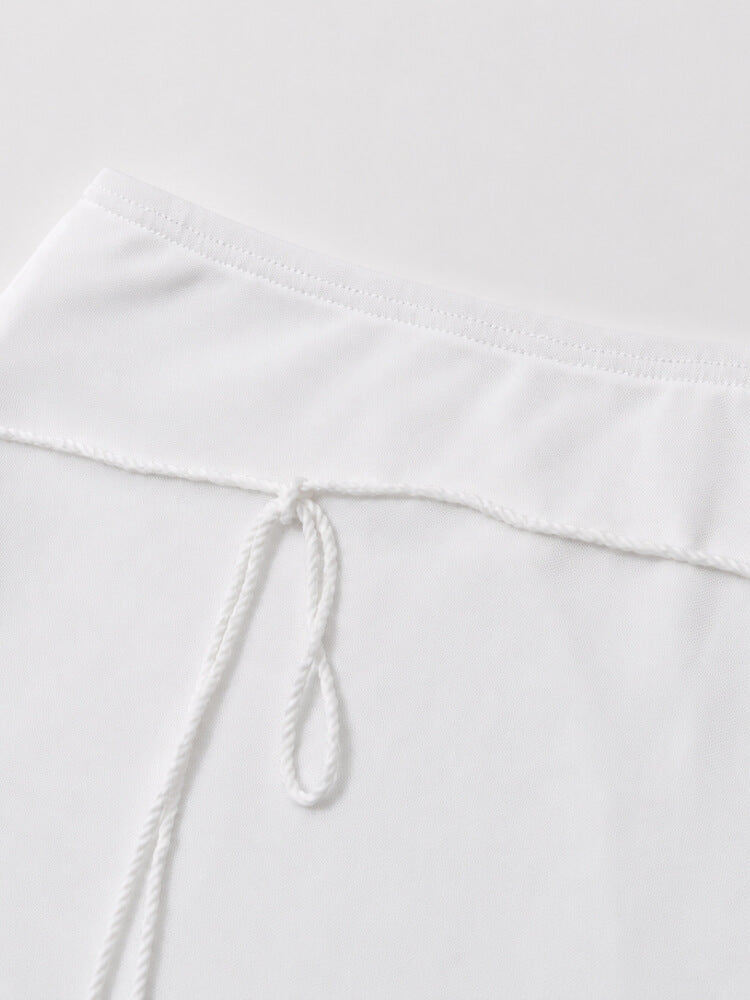 , Y2K skirt styled with a crop top