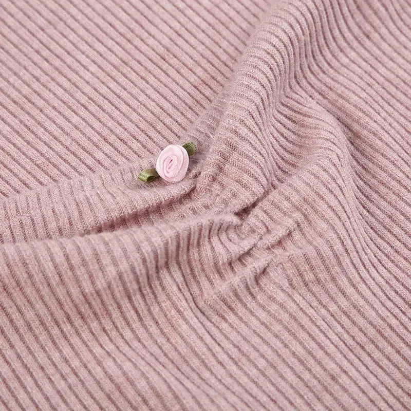 Coquette Pink Mini Dress view 5 | MAUVSTUDIO®