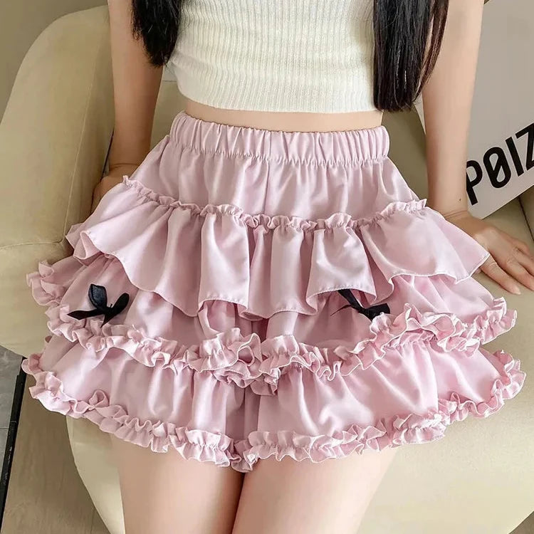 , Y2K skirt styled with a crop top