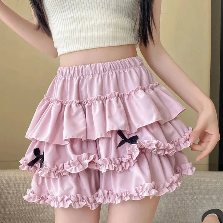 , Y2K skirt styled with a crop top
