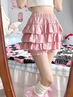 , Y2K skirt styled with a crop top