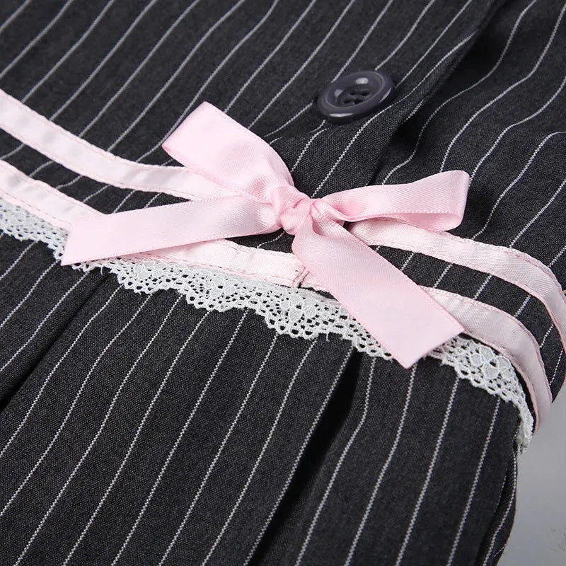 , Y2K skirt styled with a crop top