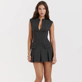 Corset Mini Dress view 7 | MAUVSTUDIO®