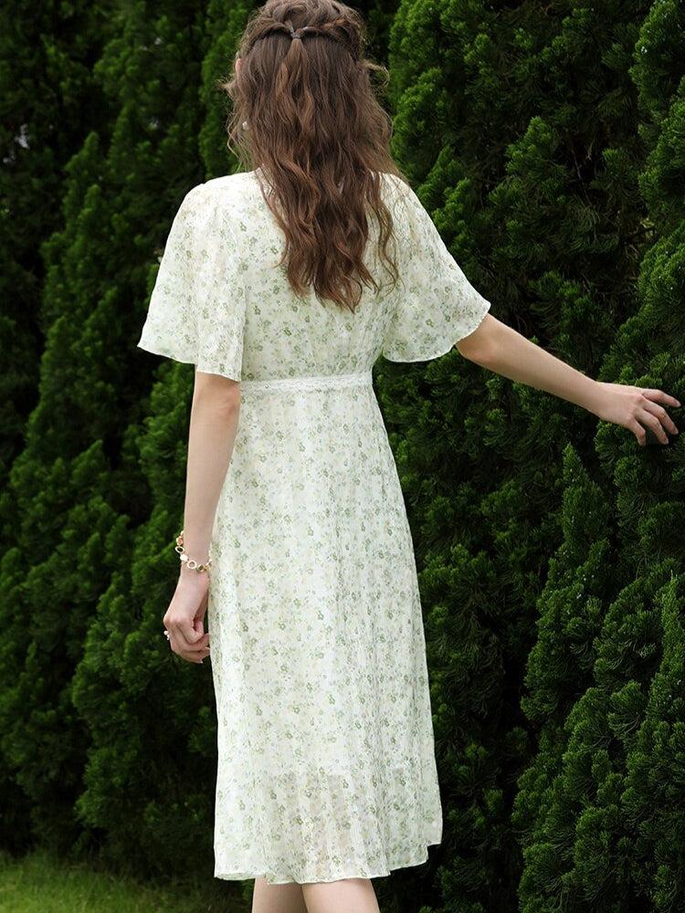 Cottagecore Floral Midi Dress MAUVSTUDIO Cottagecore Floral Midi Dress MAUVSTUDIO