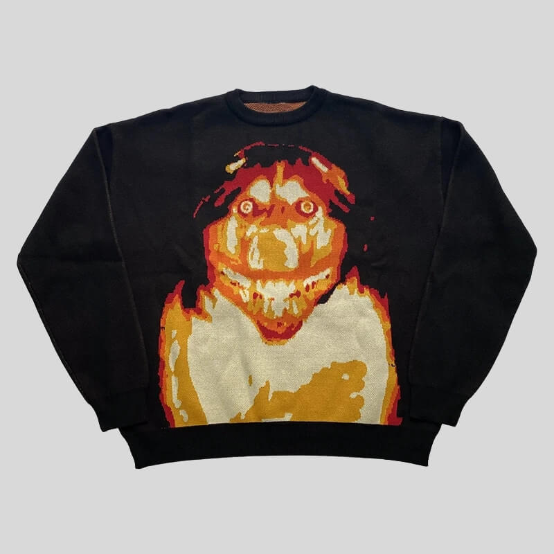 Creepy Face Sweater