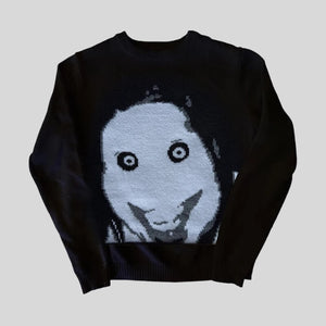 Creepy Face Sweater