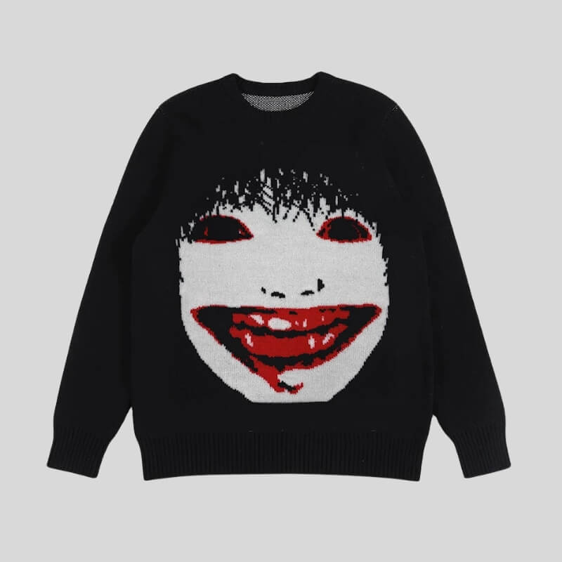 Creepy Face Sweater