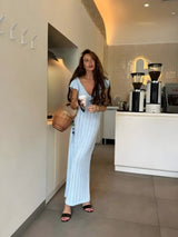 Crochet Midi Dress view 9 | MAUVSTUDIO®