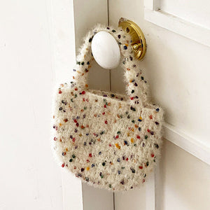 Crochet Mini Bag-Handbags-MAUV STUDIO-STREETWEAR-Y2K-CLOTHING