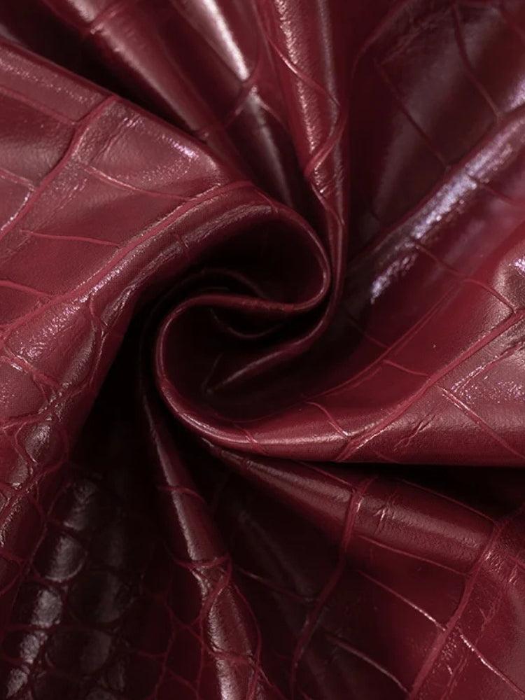 Crocodile Mini Dress view 6 | MAUVSTUDIO®
