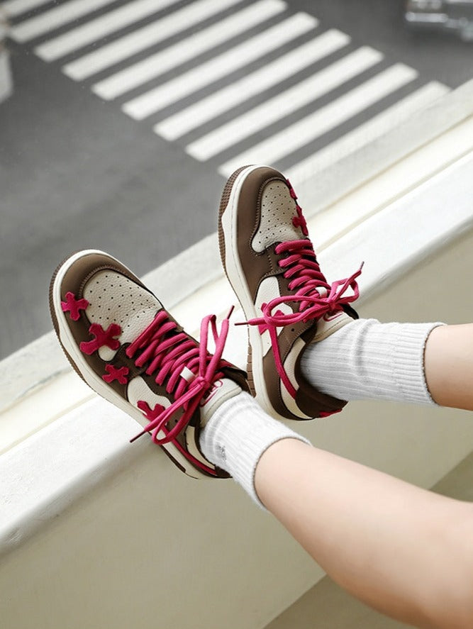 'Cross' Shoes-Sneakers-MAUV STUDIO-STREETWEAR-Y2K-CLOTHING